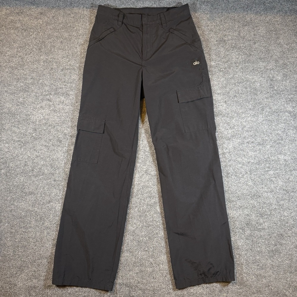 Alo Yoga Edge Trouser Black Cargo Pants Womens Small